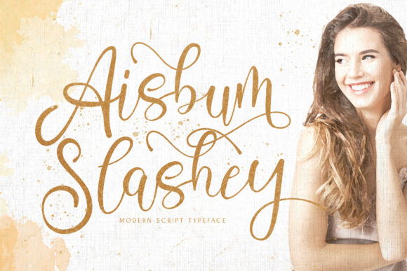 Aisbum Slashey: The Elegant Script Font for Modern Publications