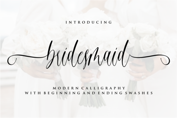Bridesmaid: A Handwritten Font for Editorial Elegance