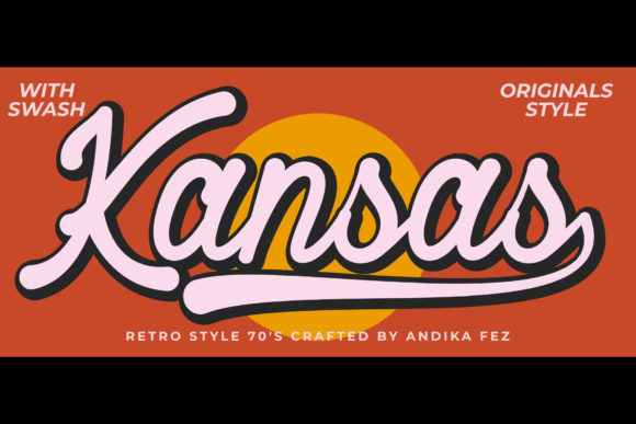 Bring Charm to Your Creations with Kansas Font