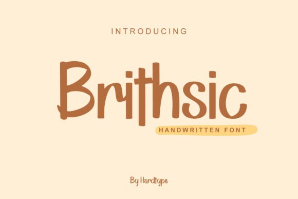 Brithsic: A Handwritten Font for Engaging Web Designs