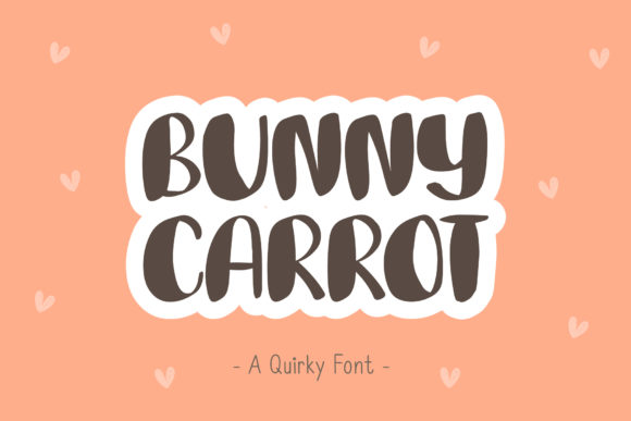 Bunny Carrot: A Charming Handwritten Font for Crafters