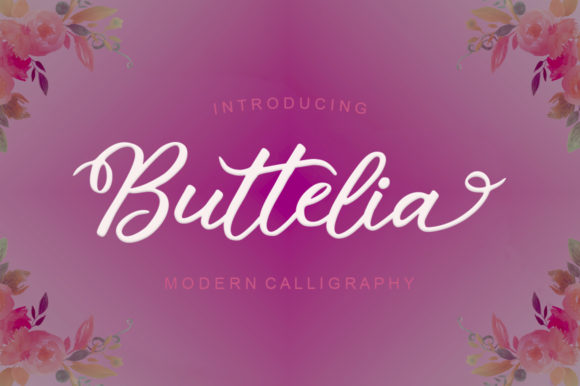 Buttelia: A Modern Handwritten Font for Creative Branding