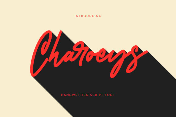 Charoeys: A Flowing Handwritten Font for Elegant Branding