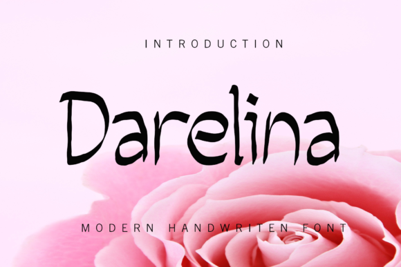 Darelina: A Versatile Handwritten Font for Editorial Design
