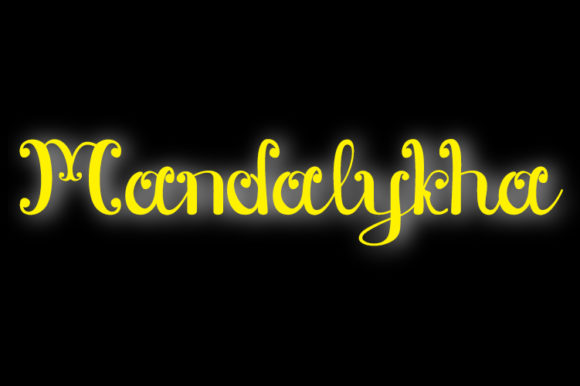 Discover Mandalykha: A Unique Script Font for Editorial Charm
