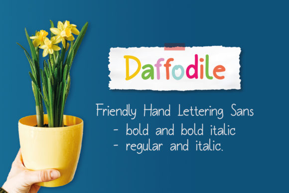 Elevate Your Editorial Design with Daffodile Font