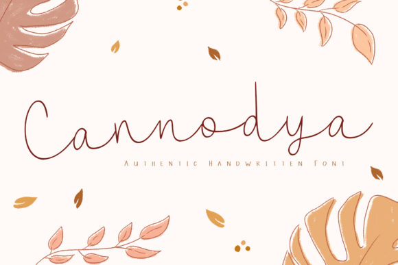 Enhance Your Brand with Cannodya: A Delicate Script Font
