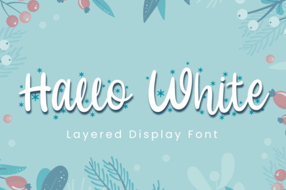 Enhance Your Brand with Hallo White Font