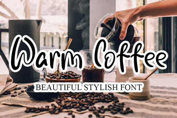 Enhance Your Brand with Warm Coffee Handwritten Font