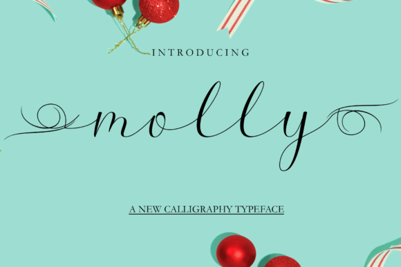 Enhance Your Web Design with Molly: A Flowing Script Font