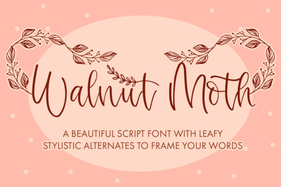 Enhance Your Web Design with Walnut Moth Font