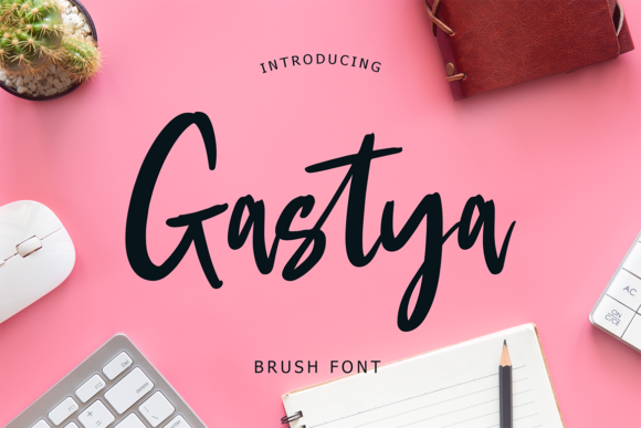 Gastya: A Handwritten Font for Creative Web Design