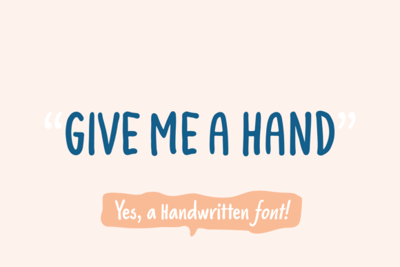 Give Me a Hand: A Script Font for Elegant Web Design