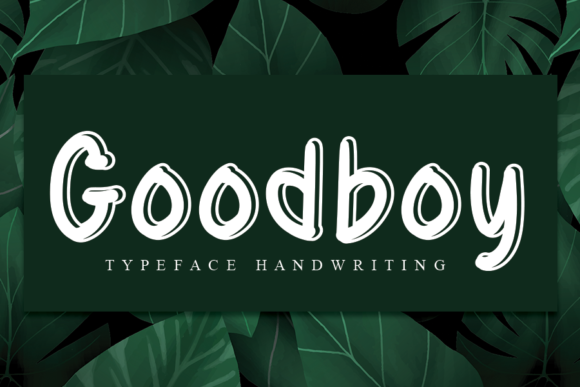 Goodboy: A Handwritten Font for Elegant Web Design