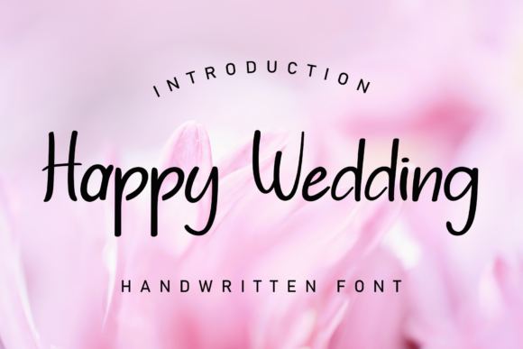 Happy Wedding: A Versatile Script Font for Elegant Branding