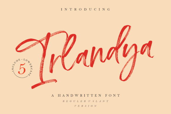 Irlandya: A Versatile Brush-Style Font for Modern Branding