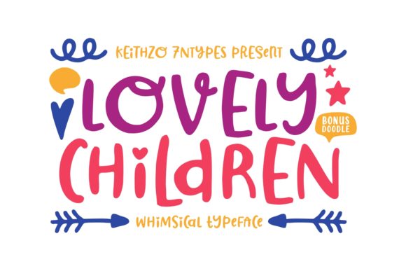 Lovely Children: A Joyful Handwritten Font for Engaging Visuals