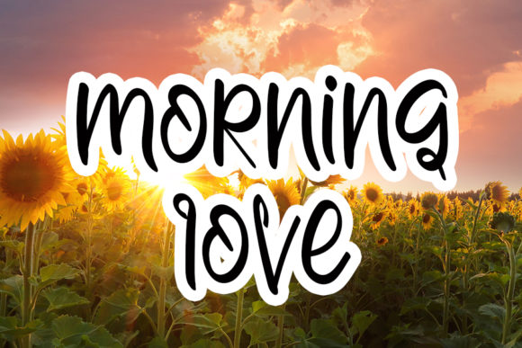 Morning Love: A Joyful Handwritten Font for Web Design
