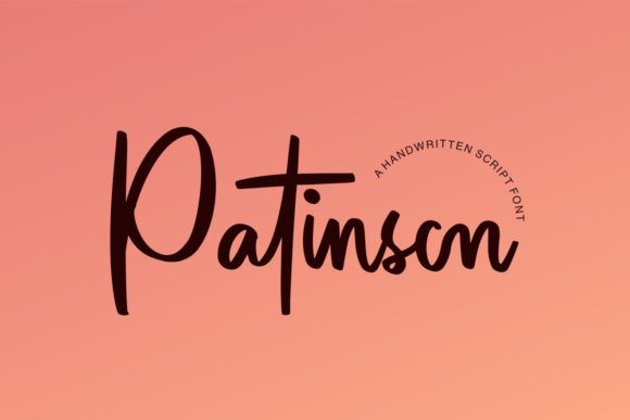 Patinson: A Versatile Handwritten Font for Your Brand