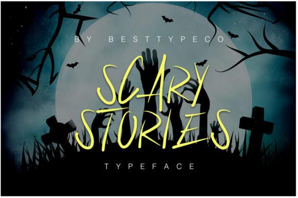 Scary Stories: A Spooky Handwritten Font for Editorial Design