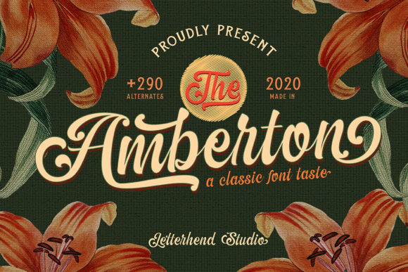 The Amberton: A Classic Handwritten Font for Elegant Branding
