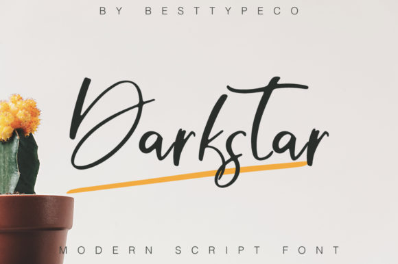 Transform Your Brand with Darkstar: A Versatile Handwritten Font