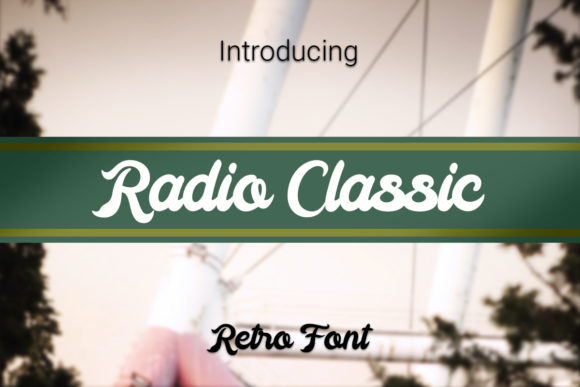 Transform Your Brand with Radio Classic Font